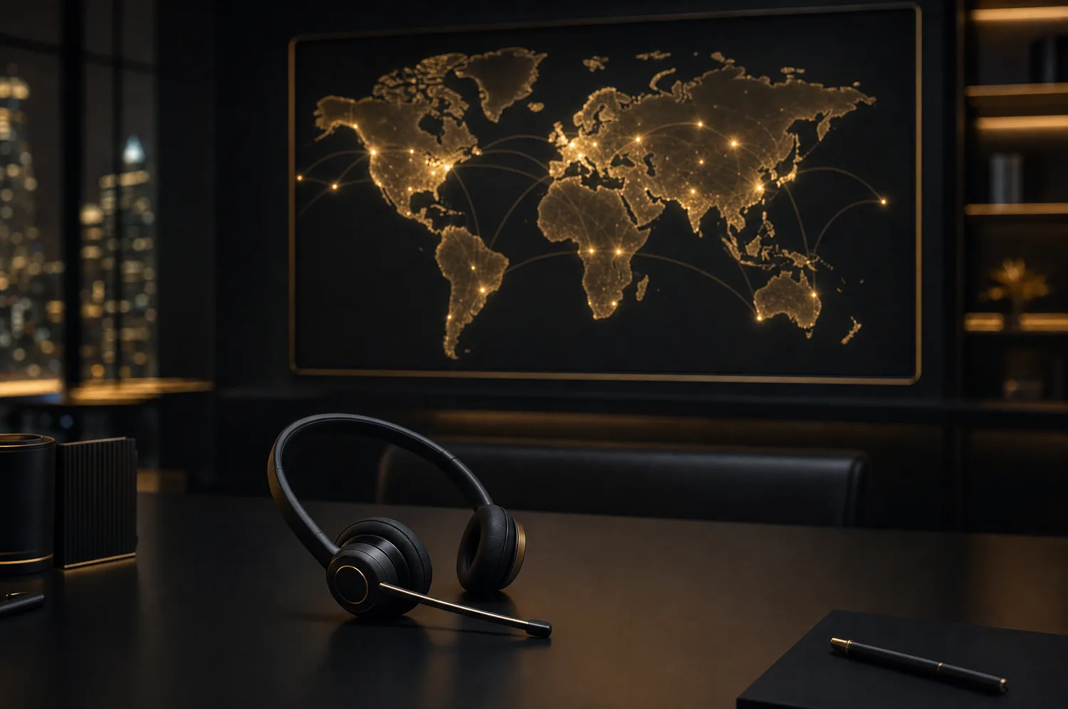 Round-the-clock call handling team supporting a taxi fleet